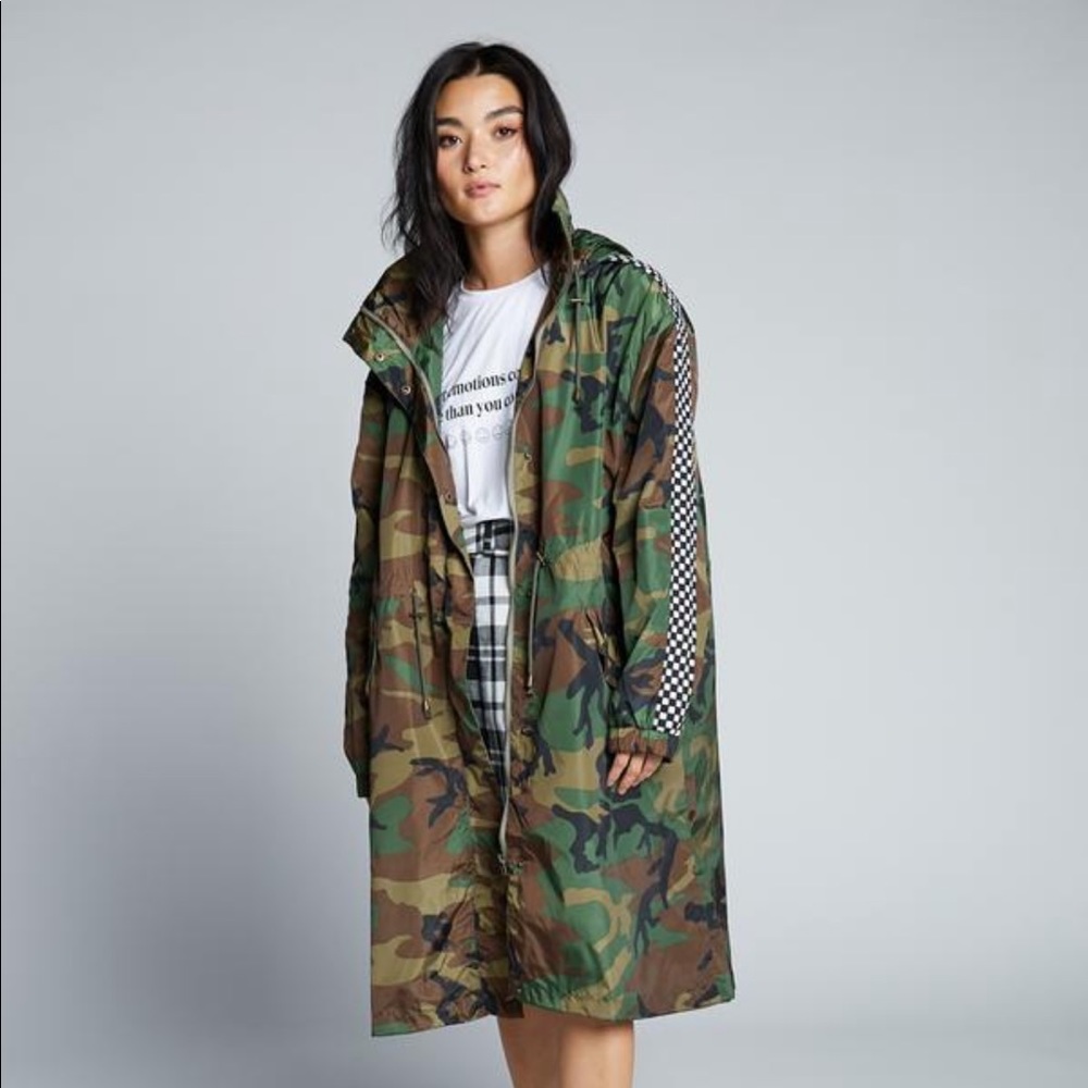 Eggie I’ll Be Back Camo Anorak